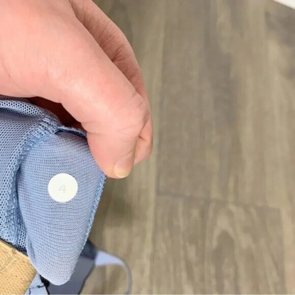 Lululemon Work It Out Tank Top Sea Stripe Polar Haze Black Black Size 4 - Picture 10 of 11